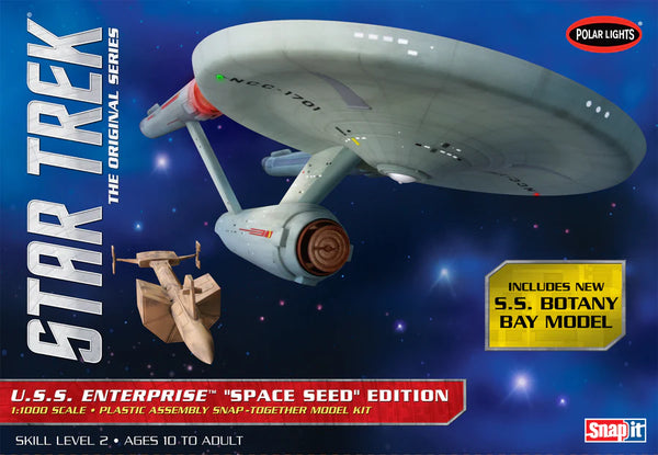 Polar Lights 1/1000 Star Trek TOS USS Enterprise Space Seed Edition Plastic Model Kit