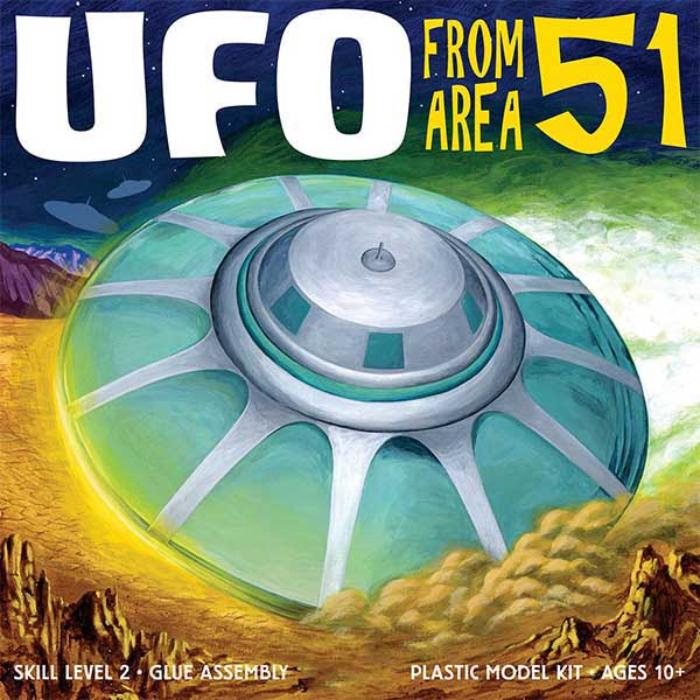 1/48 Area 51 UFO Plastic Model Kit