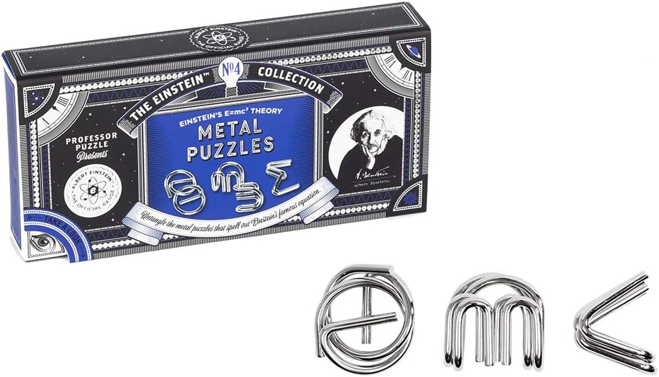 The Einstein Collection: E=Mc² Metal Puzzles_1