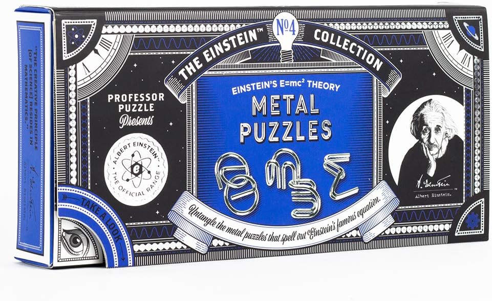 The Einstein Collection: E=Mc² Metal Puzzles_2