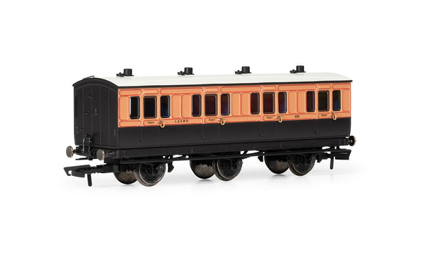 LSWR 6 WHEEL COACH 1ST CLASS 490  ERA 2