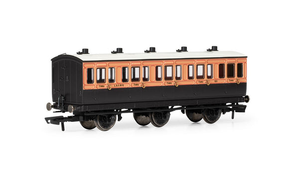 LSWR 6 WHEEL COACH 3RD CLASS 821  ERA 2