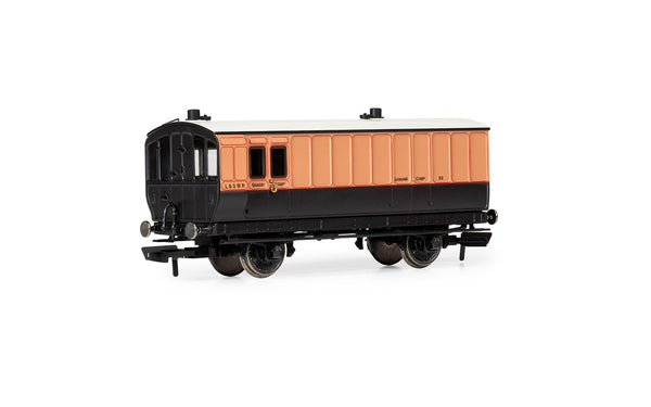 LSWR 4 WHEEL COACH PASSENGER BRAKE 82  ERA 2