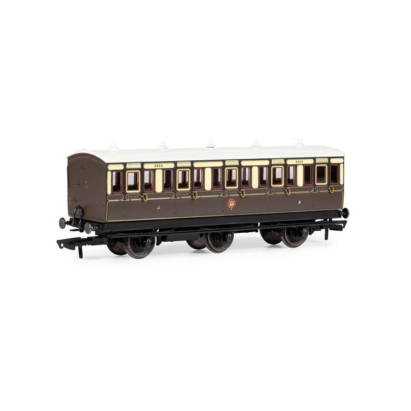 GWR 6 WHEEL COACH 3RD CLASS 2523  ERA 2/3