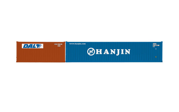 DAL & Hanjin, Container Pack, 1 x 20 and 1 x 40 Containers  Era 11