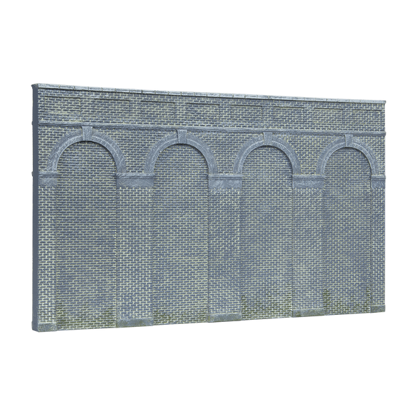 HIGH LEVEL ARCHED RETAINING WALLS X 2 ENGINEERS BLUE BRICK