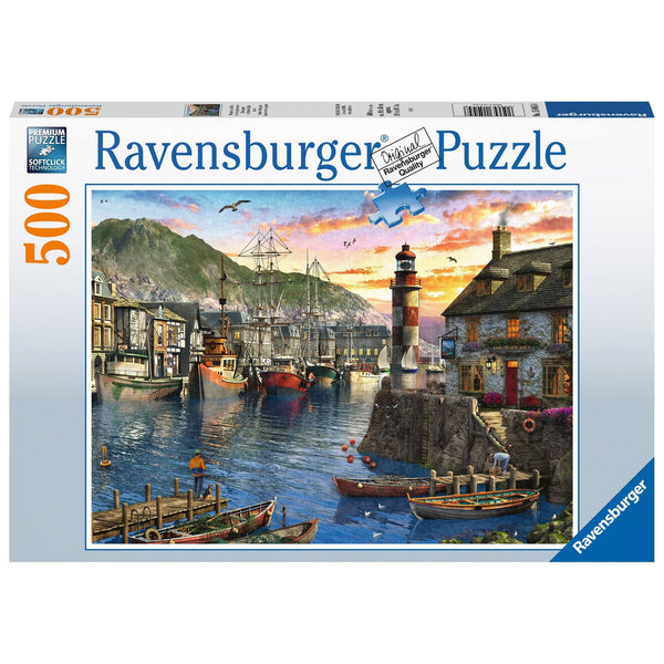 500pc Sunrise at the Port Puzzle