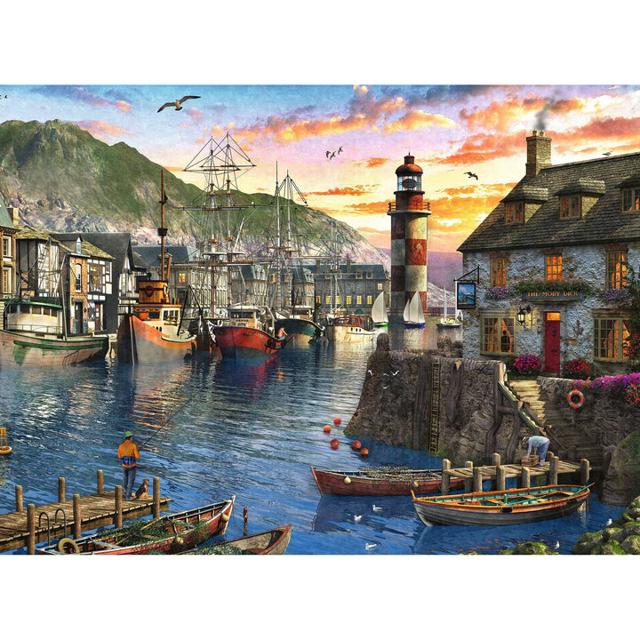 500pc Sunrise at the Port Puzzle