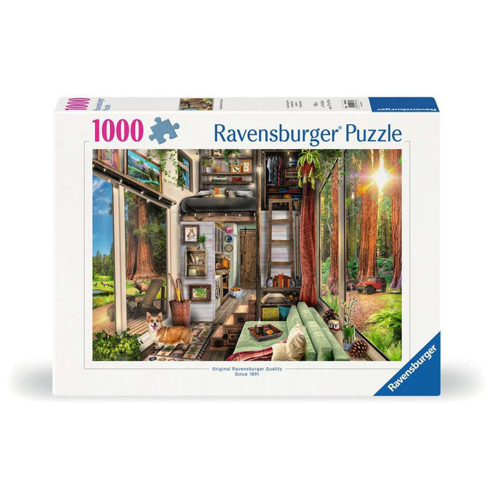 1000pc Redwood Forest Tiny House Puzzle