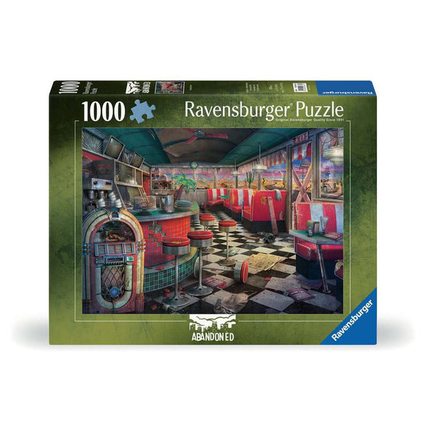 1000pc Abandoned: Decaying Diner Puzzle