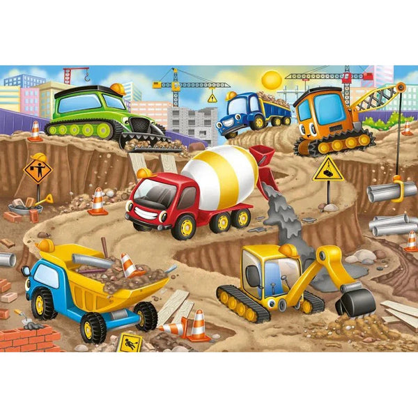 24pc Construction Fun Puzzle