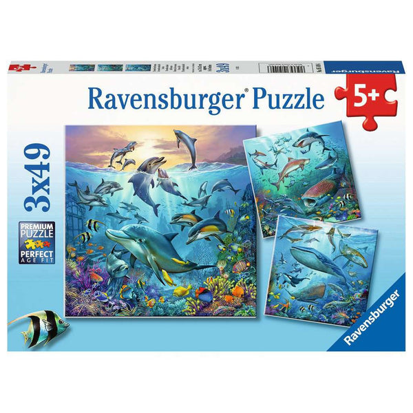 3x49pc Ocean Life Puzzle