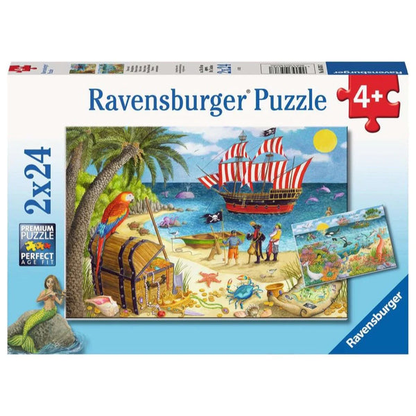 2x24pc Pirates and Mermaids Puzzle