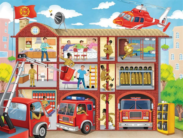 100pc Firehouse Frenzy Puzzle