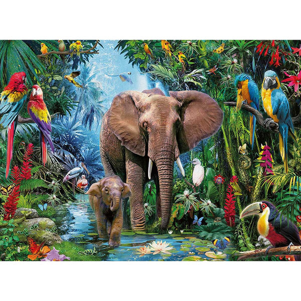 150pc Elephants at the Oasis Puzzle