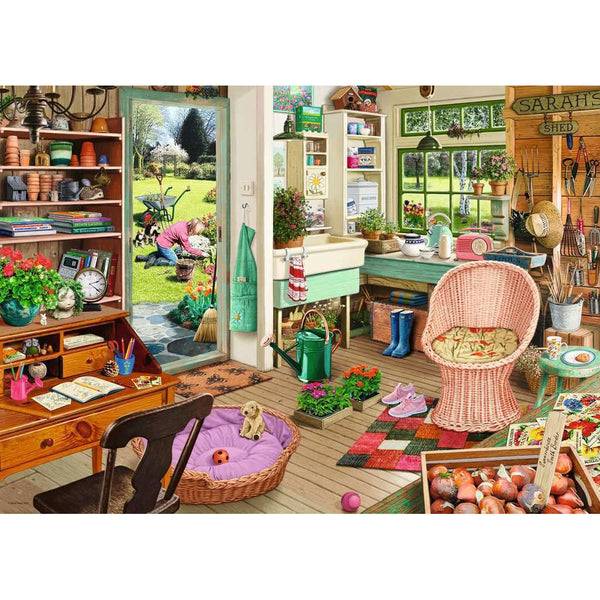 1000pc My Haven No 8 the Gardeners Shed Jigsaw Puzzle