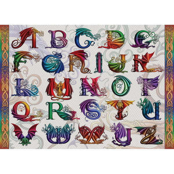 1000pc Dragon Alphabet Puzzle