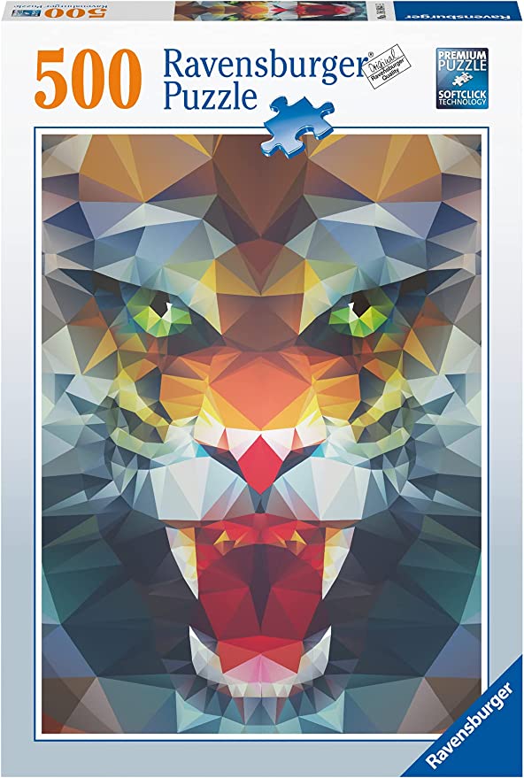 500pc Polygon Lion Puzzle