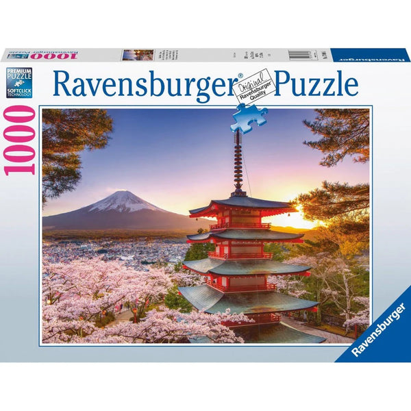 1000pc Mount Fuji Cherry Blossom View Puzzle