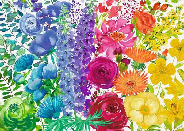 300pc Magnificent World of Flowers Large Format