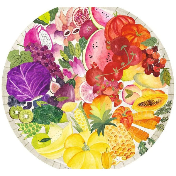 500pc Circle of Colors - Fruits & Vegetables Puzzle