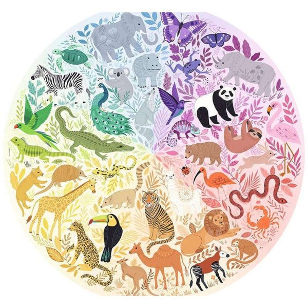 500pc Circle of Colors - Animals Puzzle