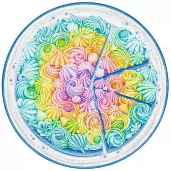 500pc Circle of Colors - Rainbow Cake Puzzle