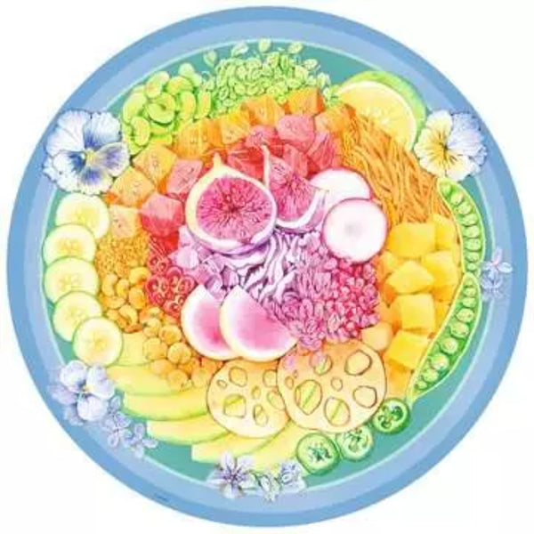 500pc Circle of Colors - Poke Bowl Puzzle