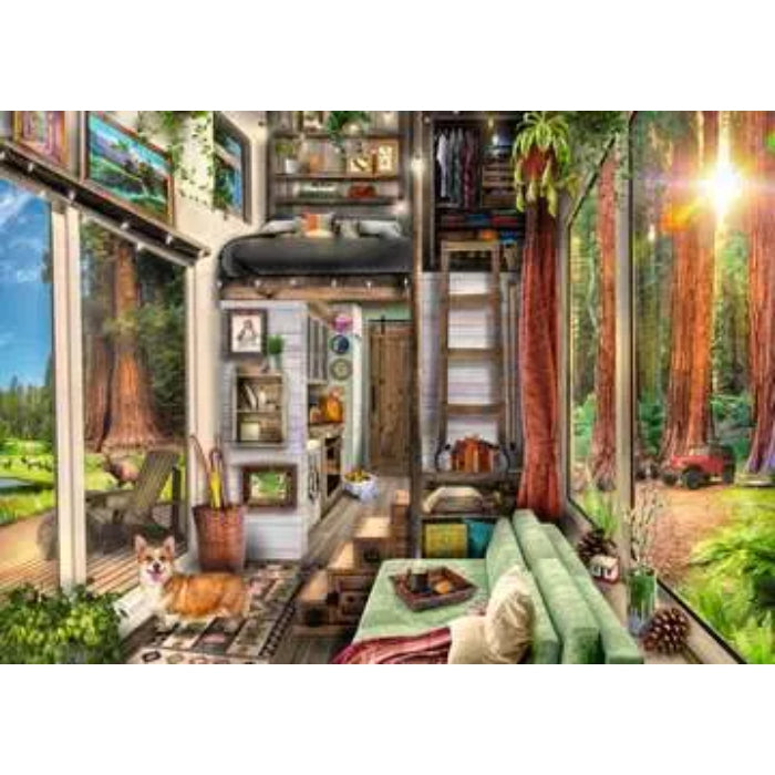 1000pc Redwood Forest Tiny House Puzzle Success