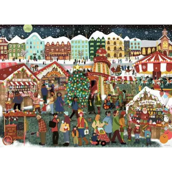 1000pc Christmas Market Puzzle Success