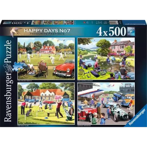 4x500pc Favorite Pastimes Puzzle