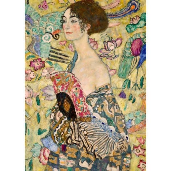 1000pc Klimt: Lady with a Fan Puzzle