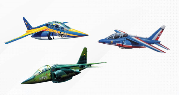 1/144 50th Anniversary French Alpha Jet Triple Set