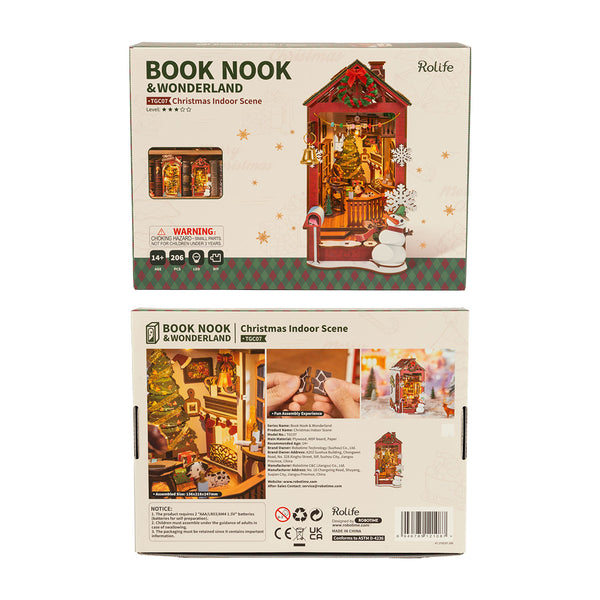 DIY Bookends Kit Christmas Indoor Scene