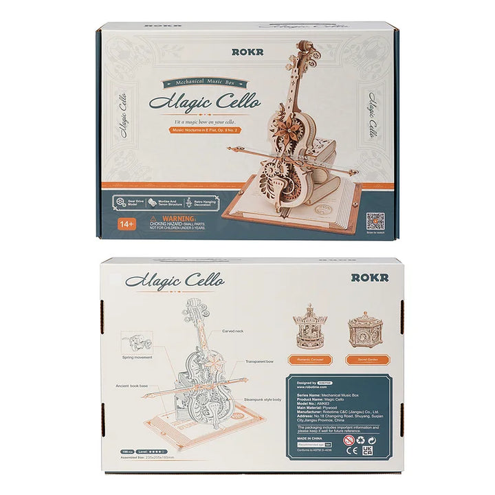 Magic Cello Music Box 3D Kit_6