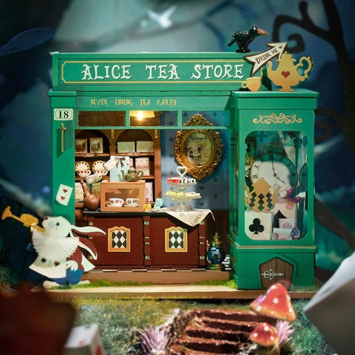 DIY Mini House Alice's Tea Store