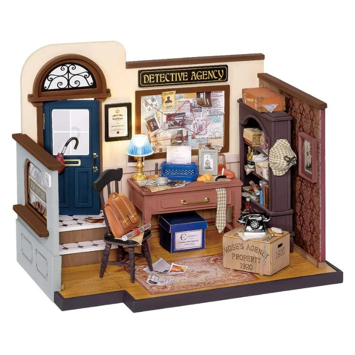 DIY Mini House Mose's Detective Agency Success