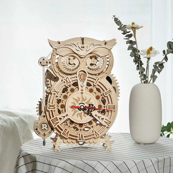 Mechanical Models Owl Clock Puzzle