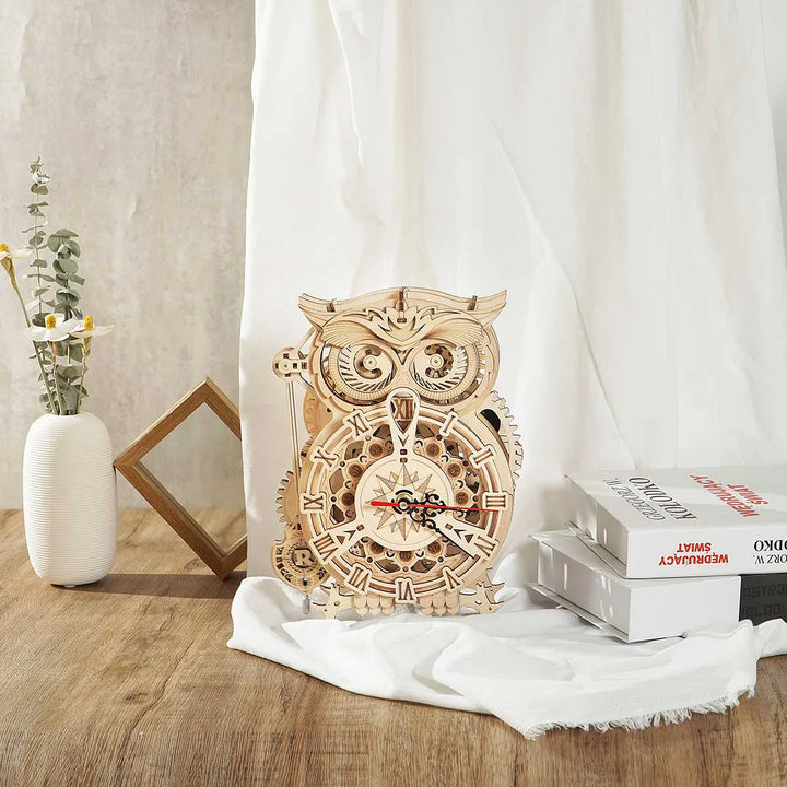 Mechanical Models Owl Clock Puzzle