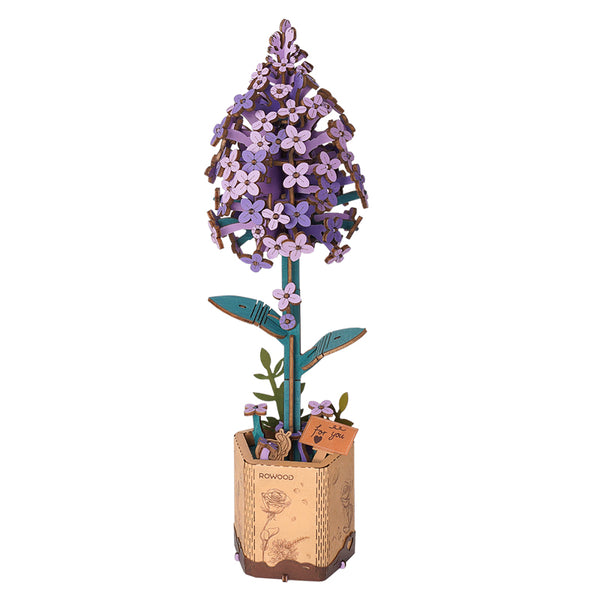 Wood Bloom Lilac Puzzle