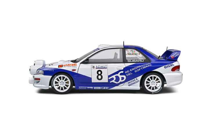 1/18 Subaru Impreza S5 WRC99 White Rally Azimut Di Monza 2000_2