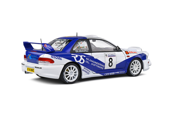 1/18 Subaru Impreza S5 WRC99 White Rally Azimut Di Monza 2000_4