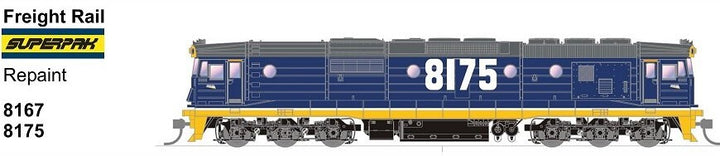 HO 8175 MK2 SPR Freight Rail DC Non Sound Repaint