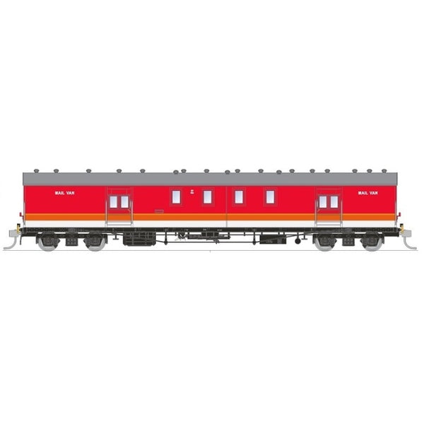 HO KP005 KP 826 roller Bearing Bogies SRA Livery Silver Roof