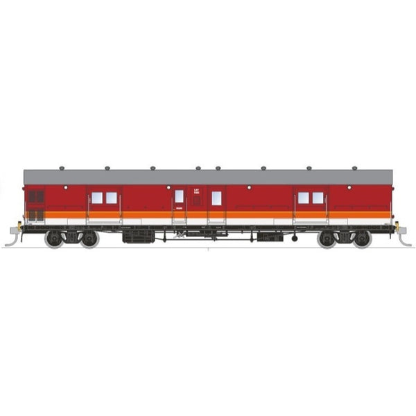 HO LHO007 LHY1622 SRA Livery Double Door YMC bogie