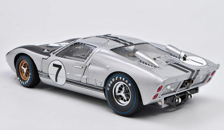 1/18 #7 1966 Ford GT40 Mk II Silver_6