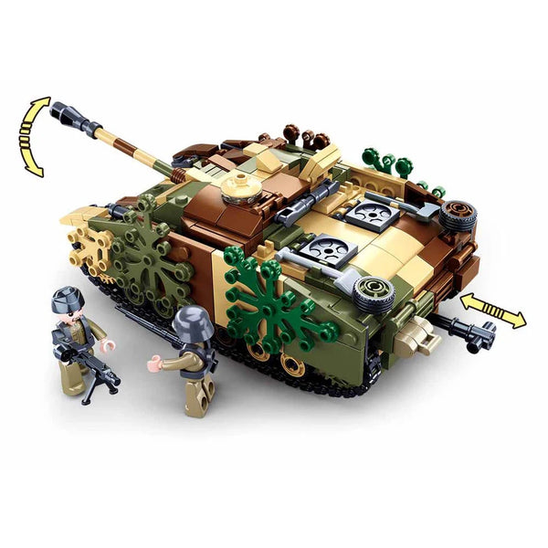 524pc WWII Stug III Armoured Fighting Vehicle