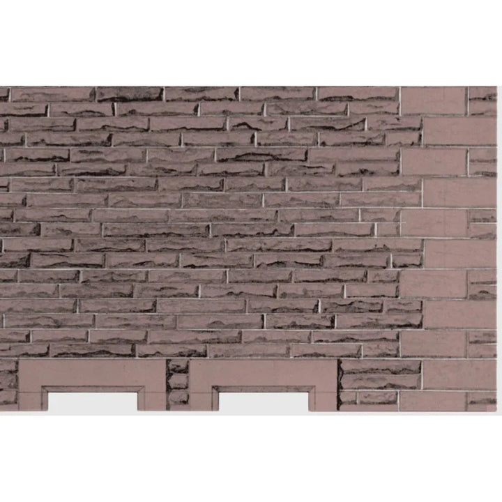 Red Sandstone Coursers Walling