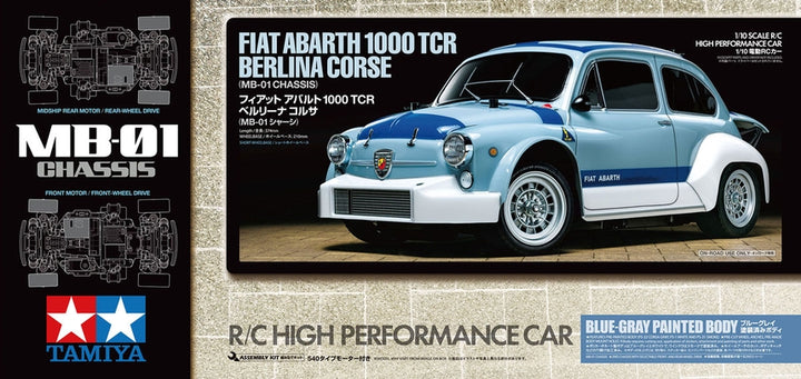 1/10 RC Fiat Abarth 1000 TCR Blue/Grey_2