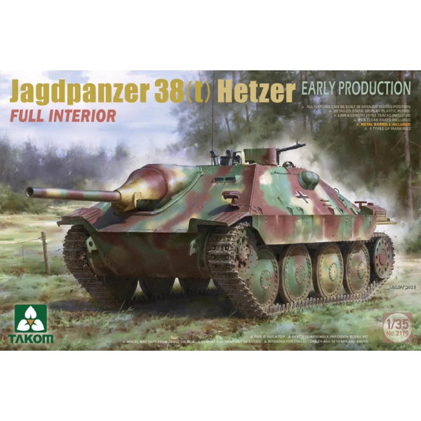 1/35 Jagdpanzer 38(t) Hetzer Early Production with Full Interior